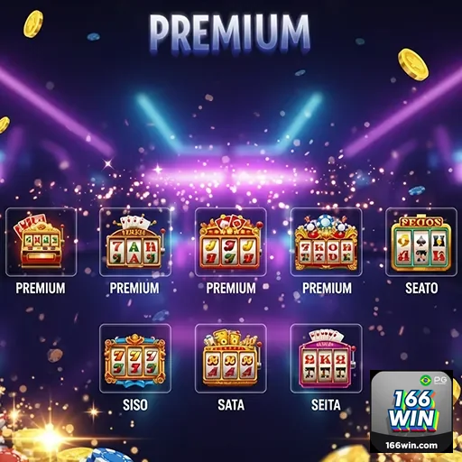 Imagem promocional de jogos do 166win, destaque para variedade e diversão no site 166win.